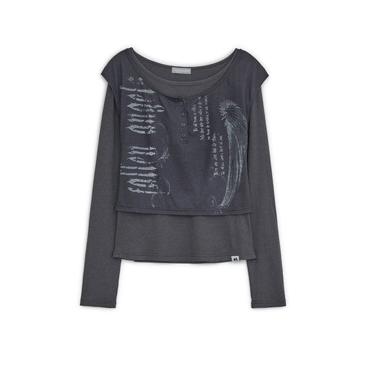 hugyourskin - Fallen Angel Layered Top