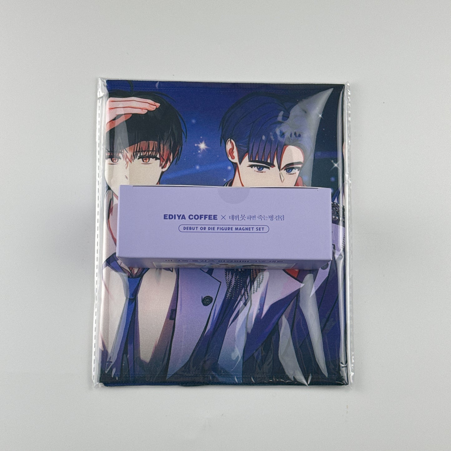 Ediya Coffee x Debut or Die - Figure Magnet + Slogan Set
