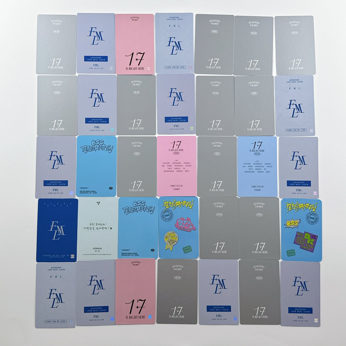 Seventeen - Photocards