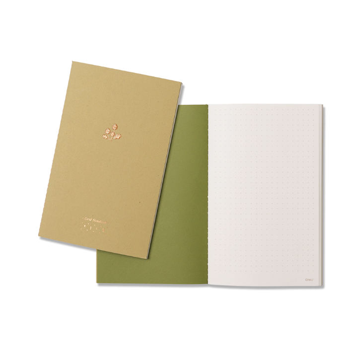 OIMU X WHEN LIFE GIVES YOU TANGERINES - Grid Notebook