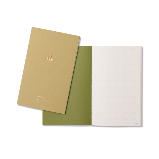 OIMU X WHEN LIFE GIVES YOU TANGERINES - Grid Notebook