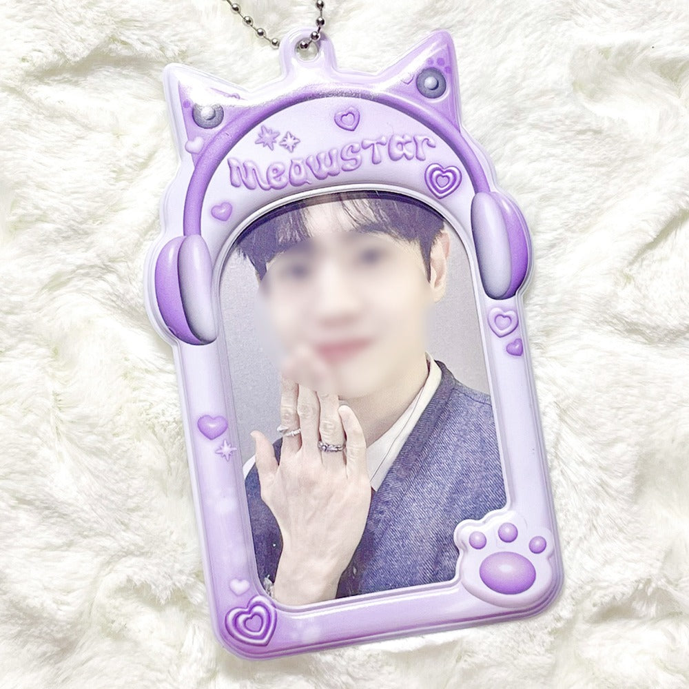 Ducky World - Meowstar Series Photocard Holder Keyring