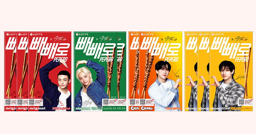 Conjunto de singles tipo 4 de Stray Kids x PEPERO