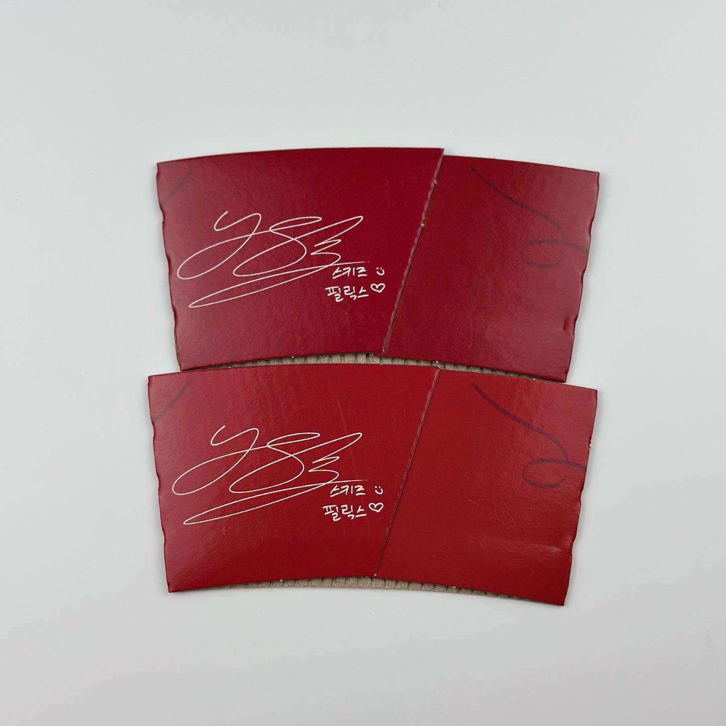 Stray Kids Felix x Gong Cha Cup Holder & Badge Set