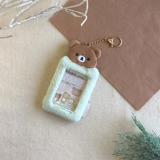 San-x - Fluffy Mofumofu Photo Card Holder Keyring