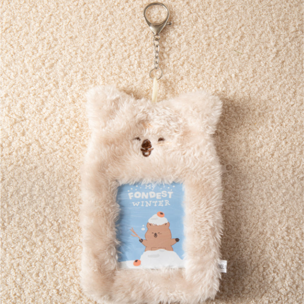 Daiso - Animal Photocard Holder Keyring