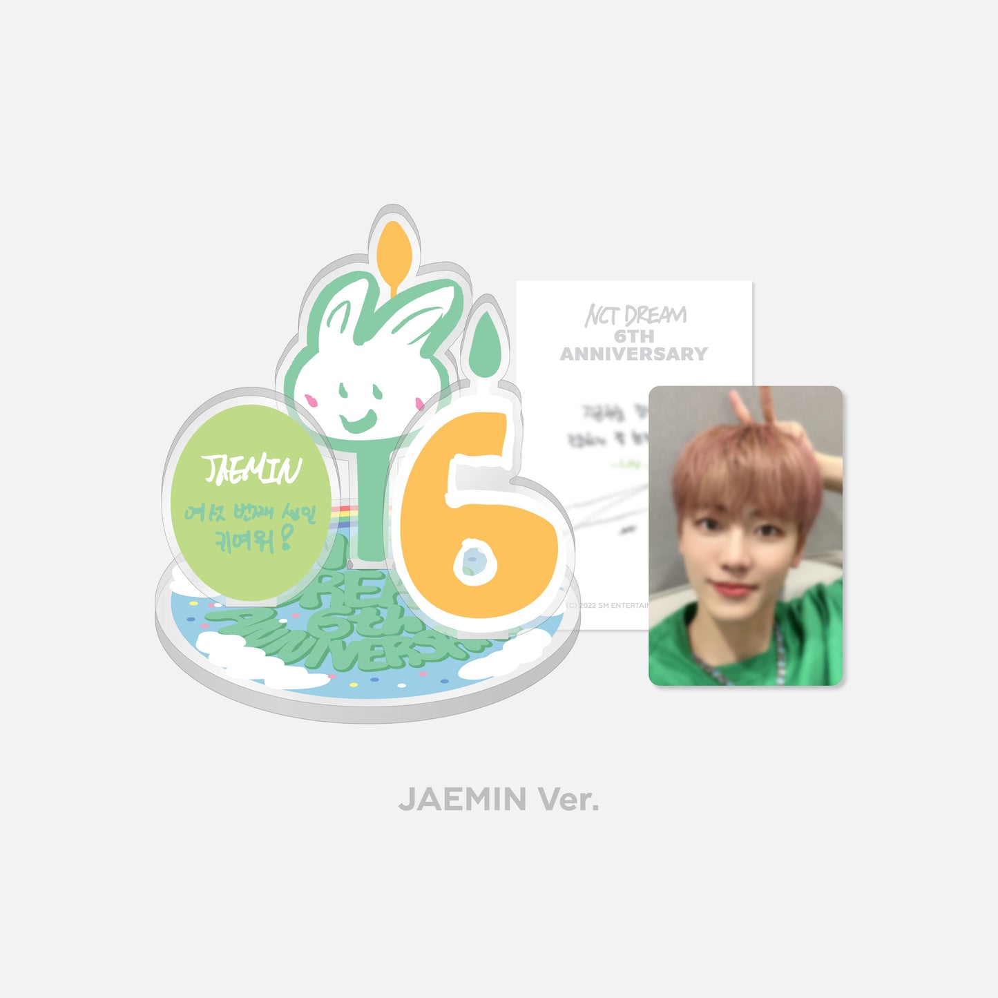 NCT DREAM - 6th Anniversary Acrylic Stand & AR Voice Card Set