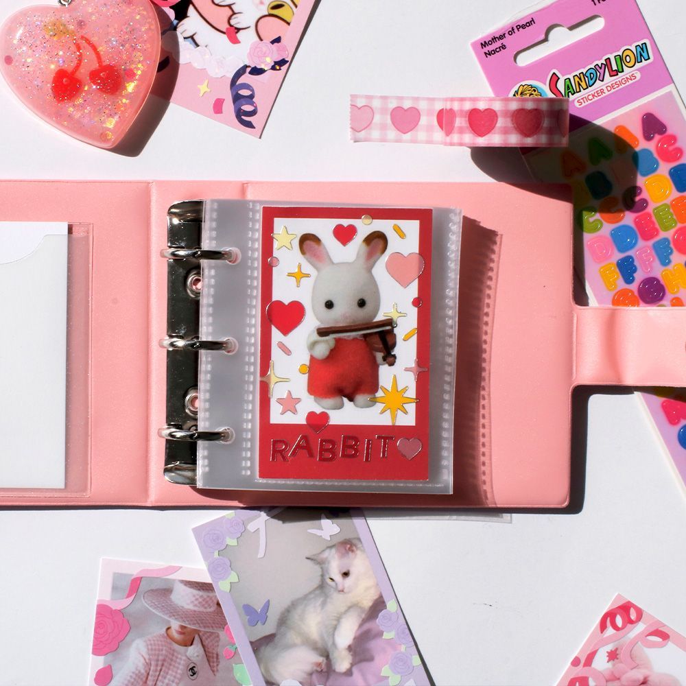 BeonD - Мини-папка-переплет для фотокарточек Polaroid с 3 отверстиями Deco Pocket