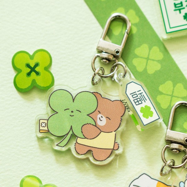 Daiso - Llavero acrílico de la suerte