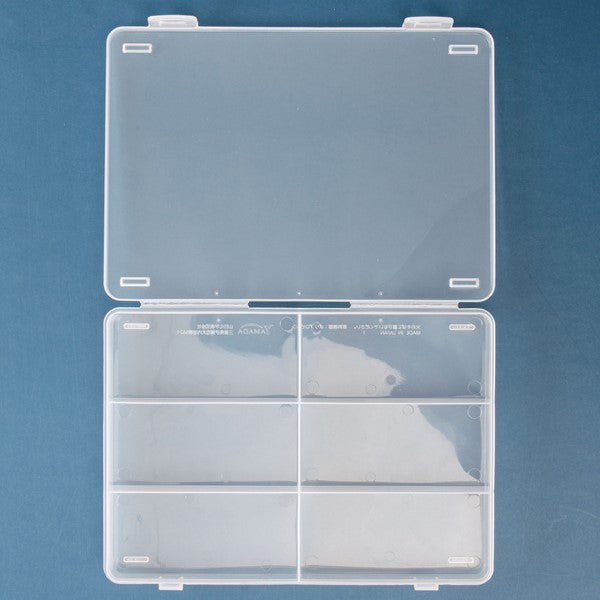 [Ready Stock] Daiso - 6-Compartment Clear Case
