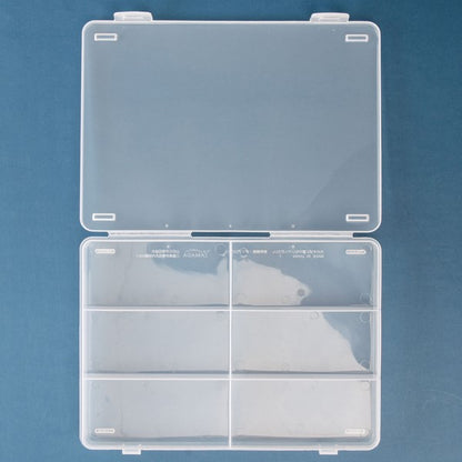 [Ready Stock] Daiso - 6-Compartment Clear Case