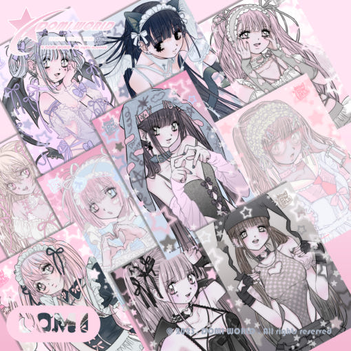 Yondo - Milky Heart Illust Lab Наклейка Книга 2