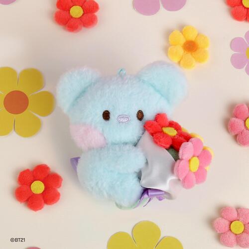 [Ready Stock] BT21 - Minini Doll Keyring [Bouquet]
