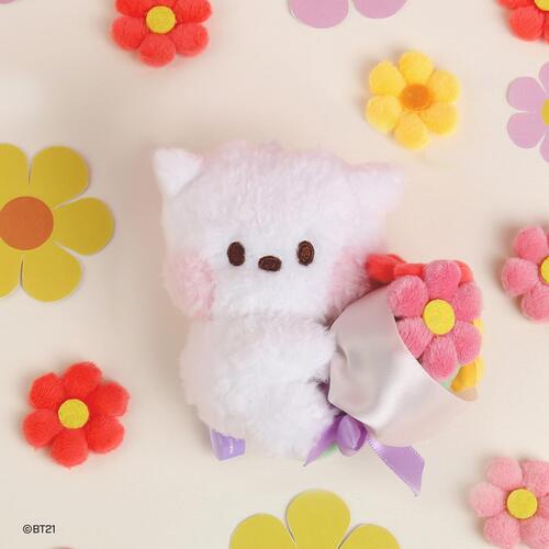 [Ready Stock] BT21 - Minini Doll Keyring [Bouquet]
