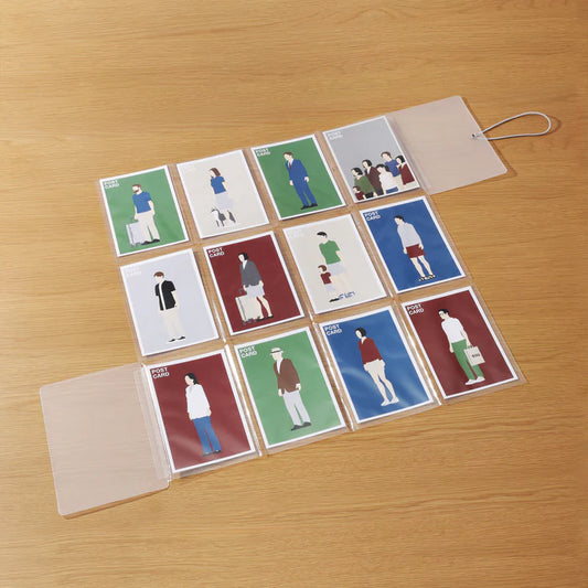 Muji - Viewable-At-Once Card File - Postcard