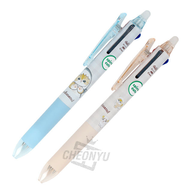 Mofusand - Frixion Ball 3Colors Тонкая шариковая ручка 0,38 мм