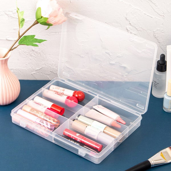 [Ready Stock] Daiso - 6-Compartment Clear Case
