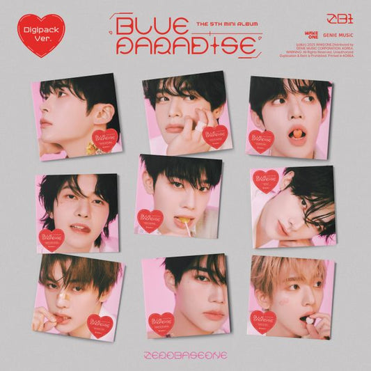 Zerobaseone - 5th Mini Album [BLUE PARADISE] (Digipack Ver.) (Random Ver.)