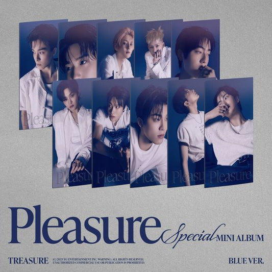 TESORO - MINI ÁLBUM ESPECIAL [PLEASURE] [VERSIÓN AZUL] (SET DE 10 CD)