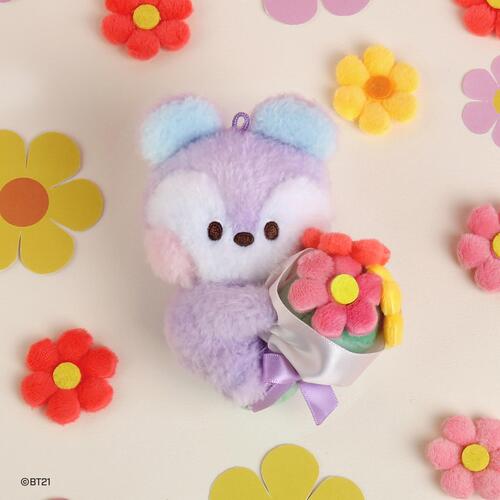 [Ready Stock] BT21 - Minini Doll Keyring [Bouquet]