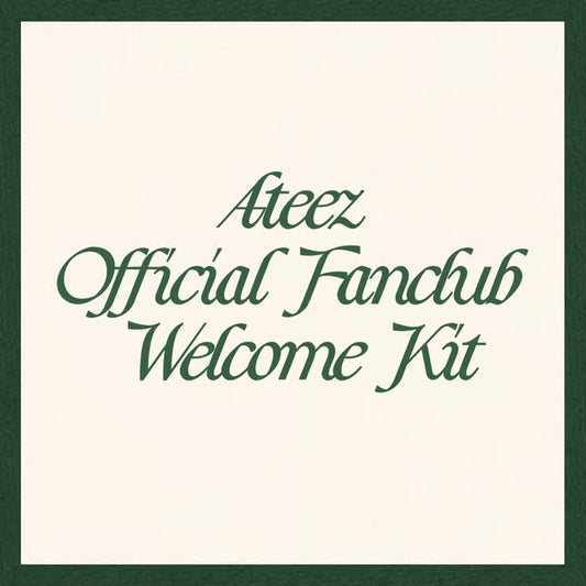 Ateez - Kit de bienvenida oficial del club de fans