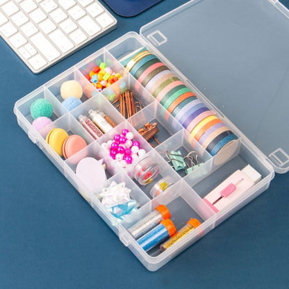 Daiso - 15-Compartment Clear Case