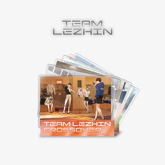 Team Lezhin - Crossover Athletes' village Acrylic Card Set Zoom out