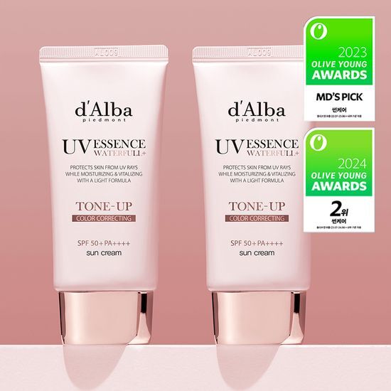 d'Alba - Waterfull Tone-Up Sun Cream Duo Set (50ml + 50ml)