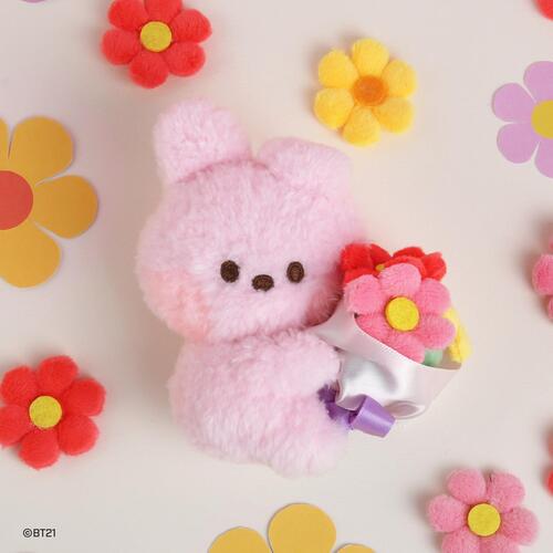 [Ready Stock] BT21 - Minini Doll Keyring [Bouquet]