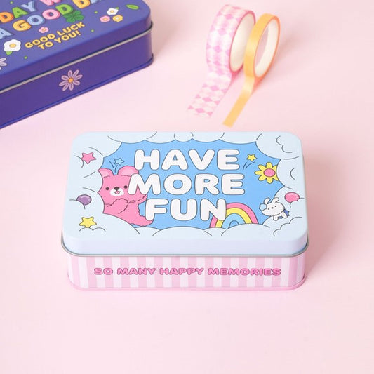 Daiso - Estuche de hojalata