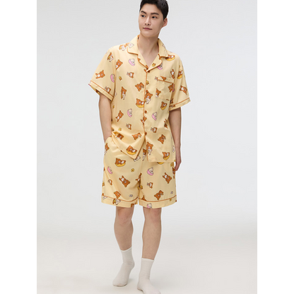 SPAO - Rilakkuma Short Sleeve Pajamas [Beige]