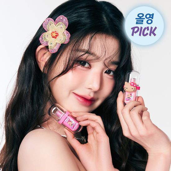 [IVE Wonyoung Pick] AMUSE X Tanning Hello Kitty - Jel-Fit Tint Set