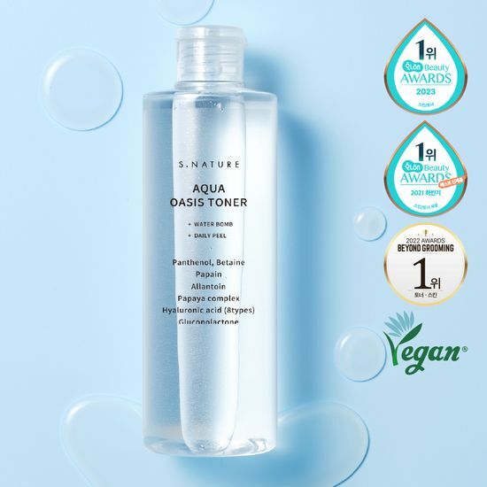 [ATEEZ YeoSang Pick] S.NATURE - Aqua Oasis Toner 300mL