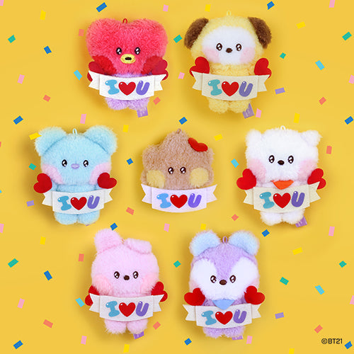 [Ready Stock] BT21 - Minini Doll Keyring [I Love U]