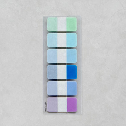 [Ready Stock] Daiso - Hard Film Index 6 Colors 72 Sheets
