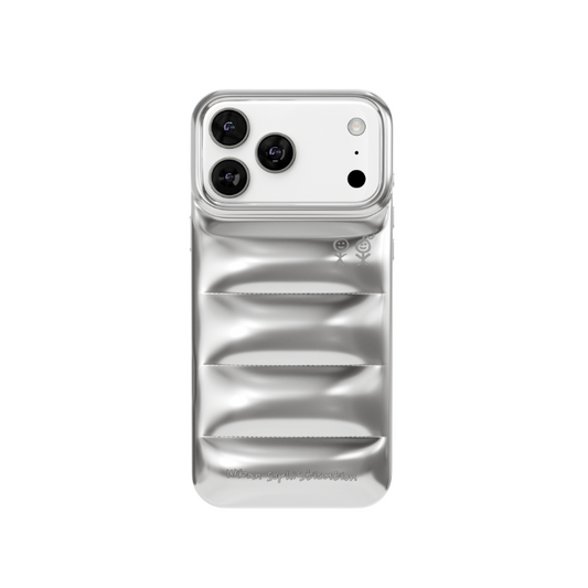 [aespa NINGNING] URBAN SOPHISTICATION THE PUFFER CASE® - CHROME.