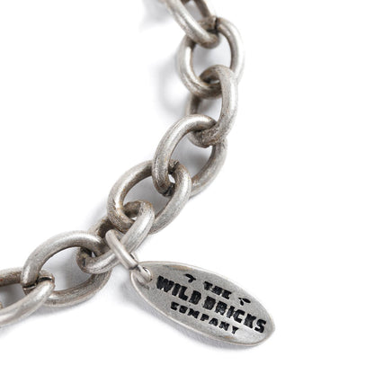 [TXT Choi Soo-Bin Pick] Wild Bricks - BD Link Chain Bracelet (Silver)