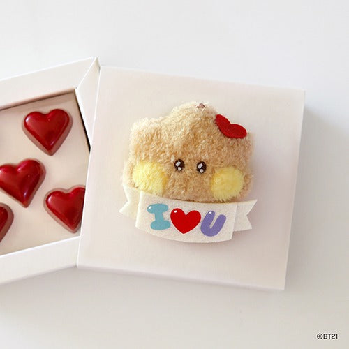 [Ready Stock] BT21 - Minini Doll Keyring [I Love U]