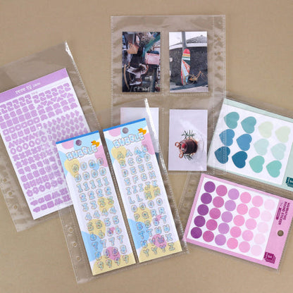 WANNATHIS - A5 6 Ring Sticker Binder Set