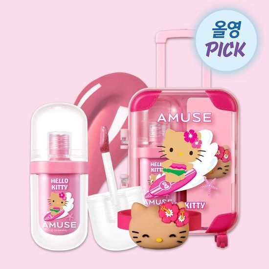 [IVE Wonyoung Pick] AMUSE X Tanning Hello Kitty - Jel-Fit Tint Set