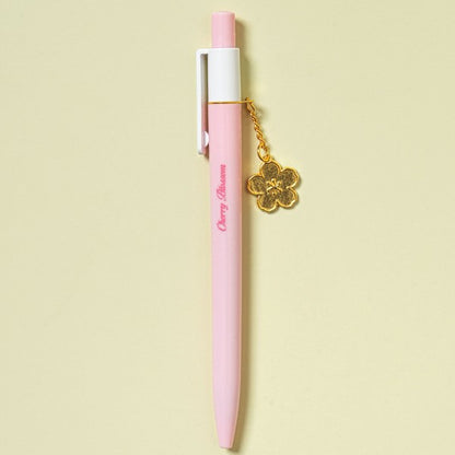 [Ready Stock] Daiso - Whispers of Spring Cherry Blossom Decoration Ballpoint Pen 0.5mm Black