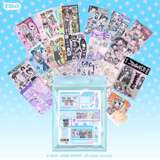 Yondo - Milky Heart Illust Lab Наклейка Книга 2