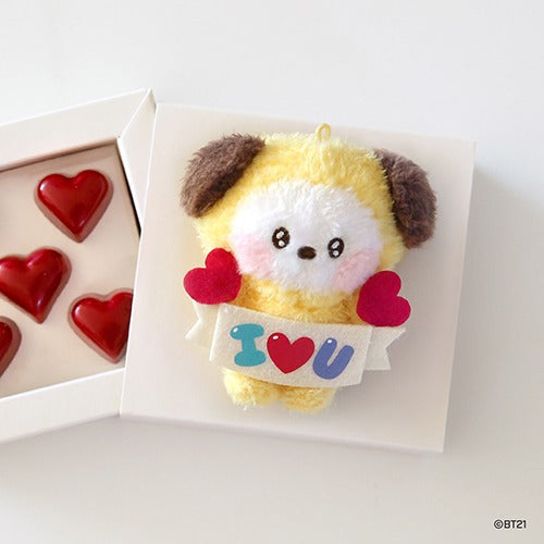 [Ready Stock] BT21 - Minini Doll Keyring [I Love U]
