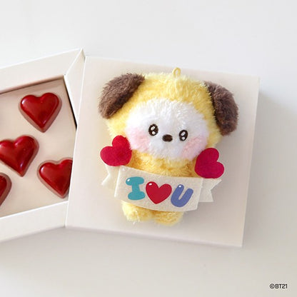 [Ready Stock] BT21 - Minini Doll Keyring [I Love U]