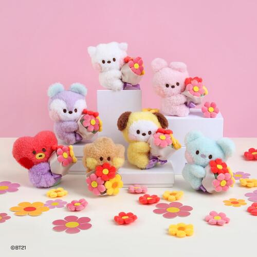 BT21 - Minini Doll Keyring [Bouquet]