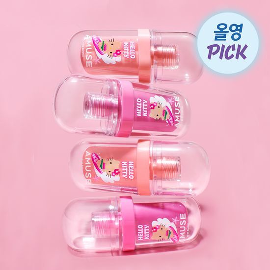 [IVE Wonyoung Pick] AMUSE X Tanning Hello Kitty - Jel-Fit Tint Set
