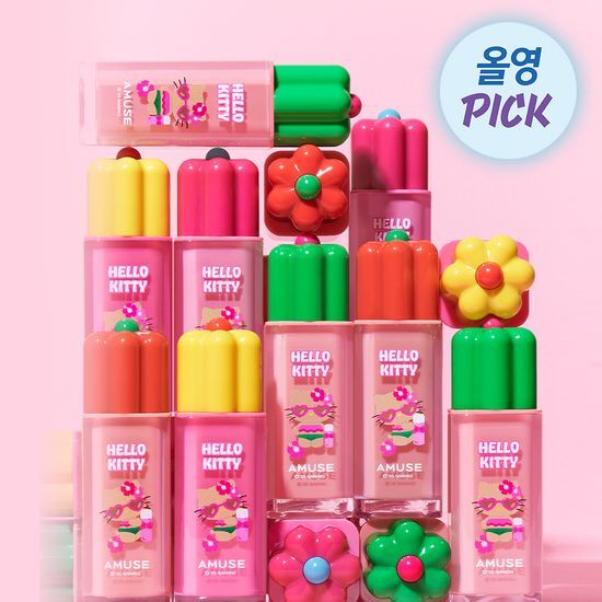 [IVE Wonyoung Pick] AMUSE X Tanning Hello Kitty - Dew Tint Set