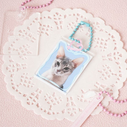 Daiso - Whispers of Spring Acrylic Cherry Blossom Keychain