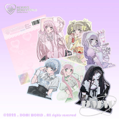 Yondo - Milky Heart Illust Lab Наклейка Книга 2