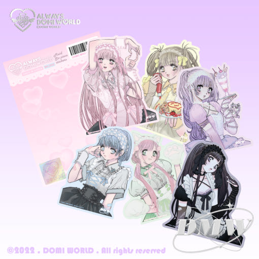 Yondo - Milky Heart Illust Lab Наклейка Книга 2